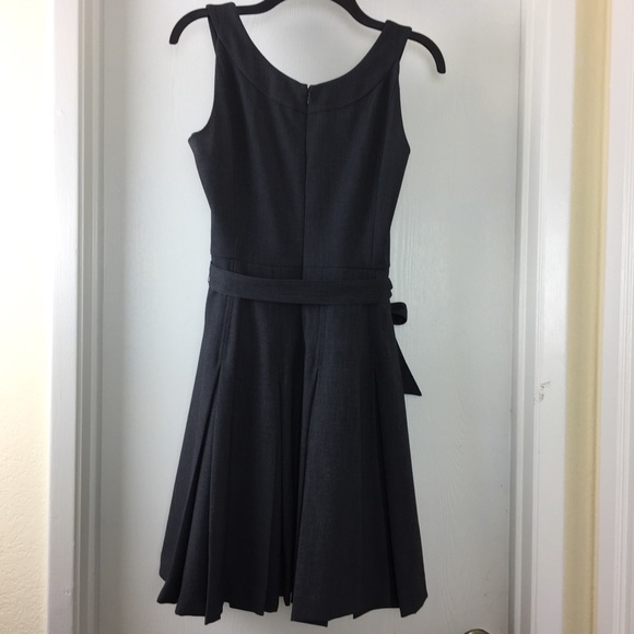 Calvin Klein Sleeveless Dark Grey Work Dress - Picture 4 of 8